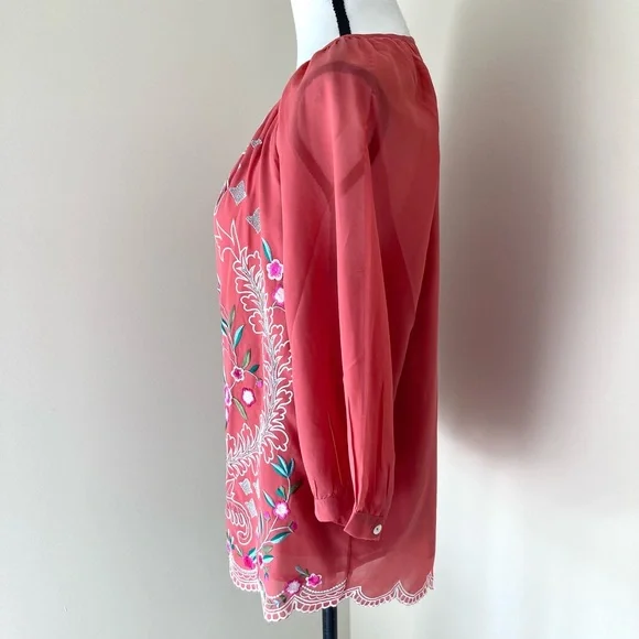 NWOT Soft Surroundings Sunrise Canyon Bella Top Size XL - Picture 7 of 11